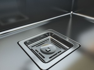 fulgor milano plano kitchen sink Model 3D