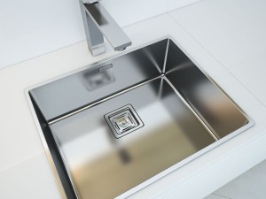 fulgor milano plano kitchen sink Model 3D