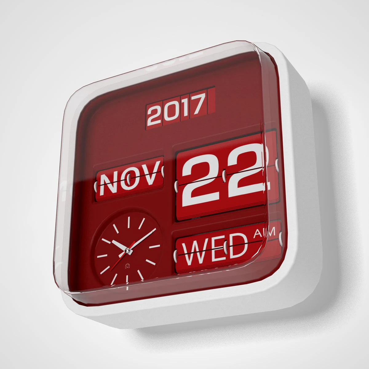habitat flap clock 3D Model .c4d .max .obj .3ds .fbx .stl .blend 
