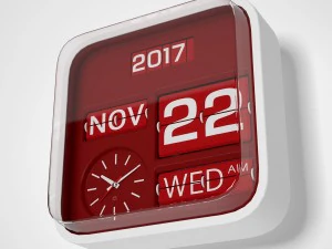 jam penutup habitat Model 3D