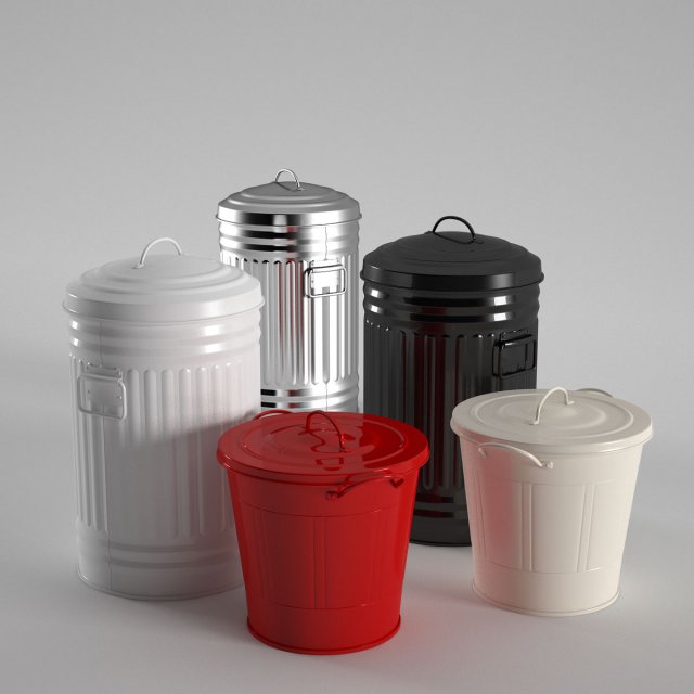 habitat alto kitchen bins 3D Model .c4d .max .obj .3ds .fbx .stl .blend 