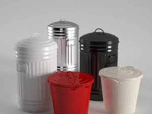 siedliskowe pojemniki kuchenne Model 3D