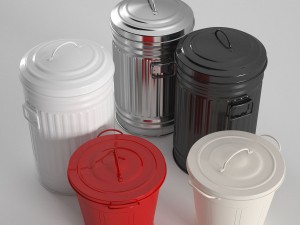 habitat alto kitchen bins 3D Model