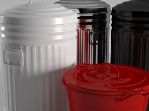 habitat alto kitchen bins 3D Model