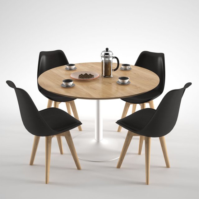 habitat lance dining table 3D Model .c4d .max .obj .3ds .fbx .stl .blend 