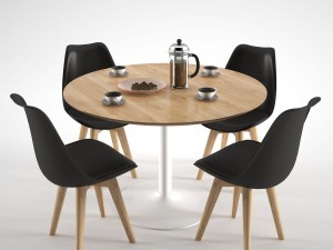 habitat lance dining table 3D Модель