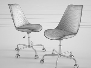 habitat ginnie office chair 3D Model