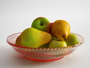 fruit apples and pears 3D-Modell