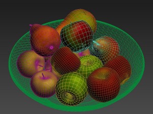 fruit apples and pears 3D-Modell
