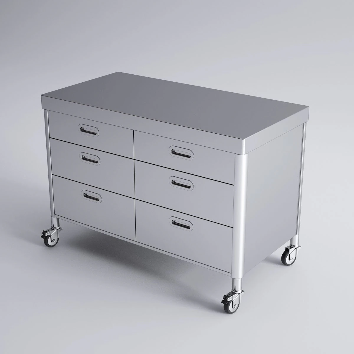 alpes inox kitchen furniture 3D Model .c4d .max .obj .3ds .fbx .stl .blend 
