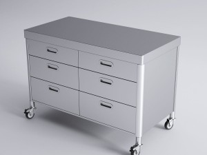 alpes inox kitchen furniture 3D Модель