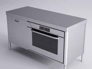 alpes inox kitchen furniture 3D 模型