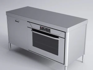 alpes inox kitchen furniture 3D Model