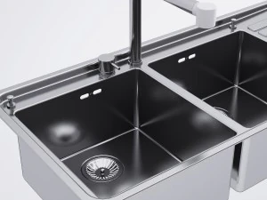 alpes inox kitchen sink 3D Model