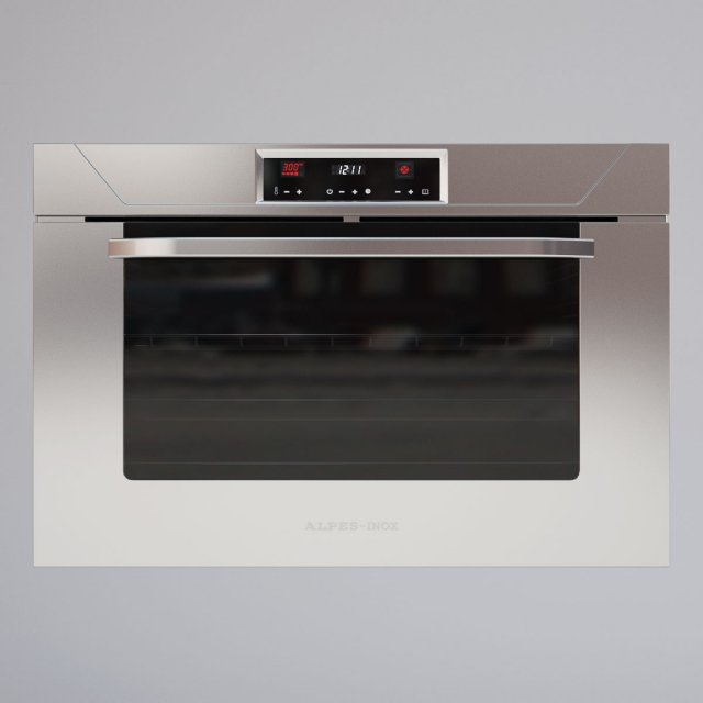 alpes inox oven 3D Model .c4d .max .obj .3ds .fbx .stl .blend