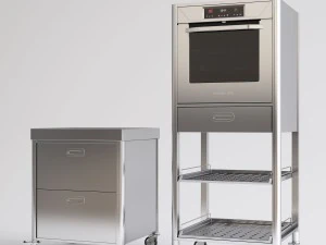 アルペス イノックス キッチン家具と家電 3Dモデル