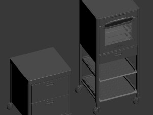 alpes inox kitchen furniture and appliances 3D Model