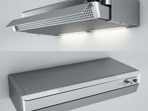 alpes inox 可伸缩过滤厨房抽油烟机 CFE 3D 模型