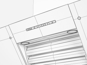 miele da 6096 w kitchen hood Modelo 3D