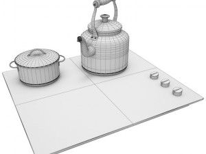 ikea lagan cooking hob 3D 모델
