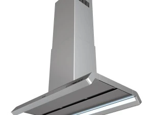 amica integra in 900 bi kitchen island hood 3D Model