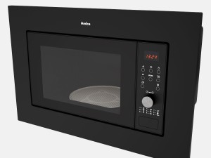 amica amgb20e2gb microwave 3D Model