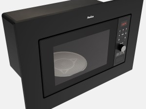 amica amgb20e2gb microwave 3D Model