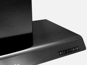 amica in900bi kitchen hood black 3D Model