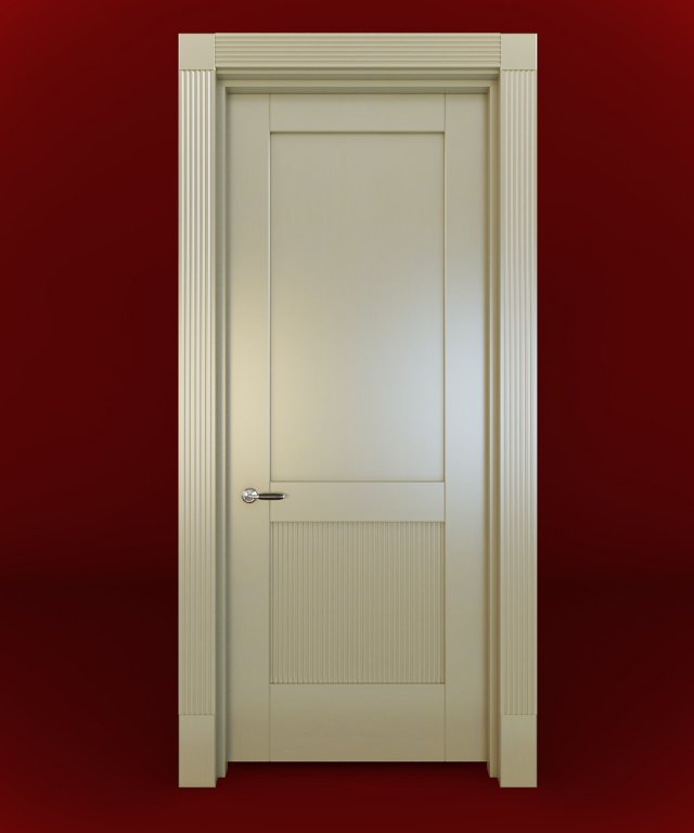 telemaco sierra door and mariani siena doorknob 3D Model .c4d .max .obj .3ds .fbx .stl .blend