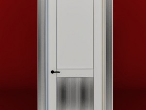 telemaco sierra door and mariani siena doorknob 3D Model