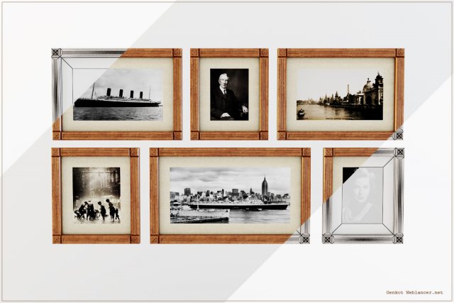 photo frames picture Modèle 3D .c4d .max .obj .3ds .fbx .stl .blend