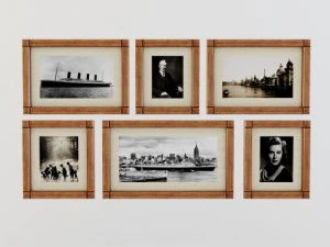 photo frames picture 3D Model