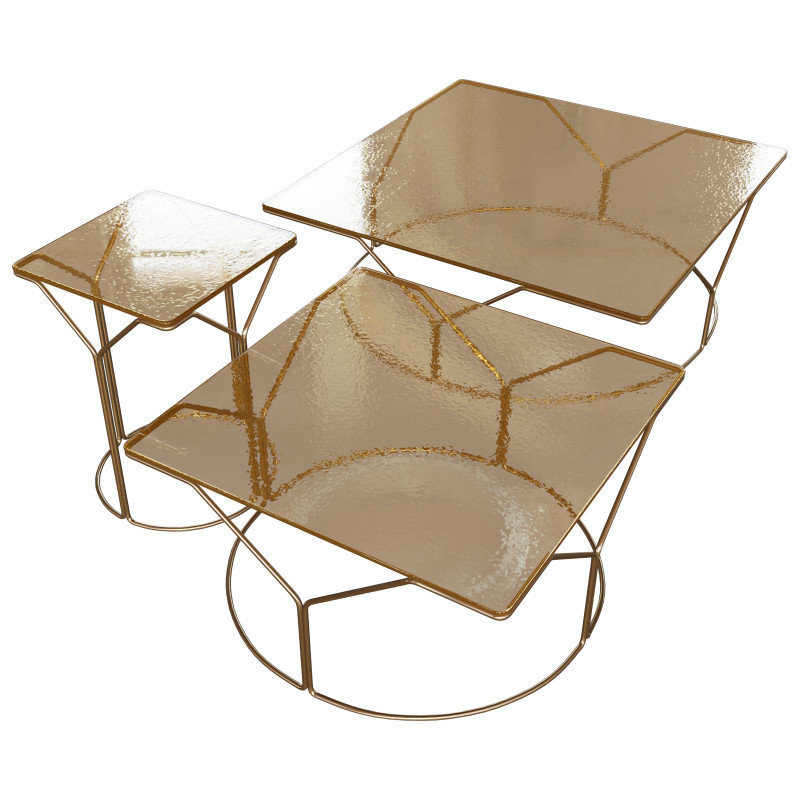 Roche Bobois Concorde Masası 3D Model .c4d .max .obj .3ds .fbx .stl .blend 