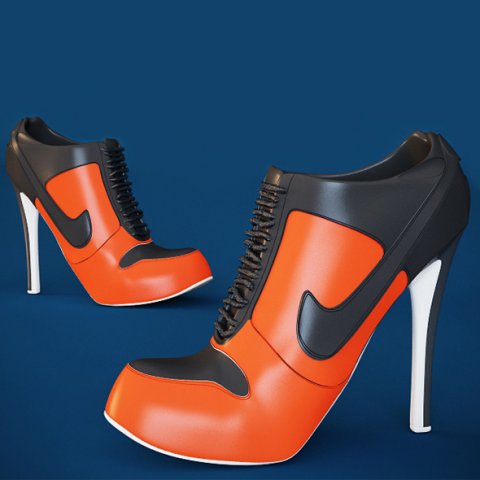 shoes 3D 模型 .c4d .max .obj .3ds .fbx .stl .blend 