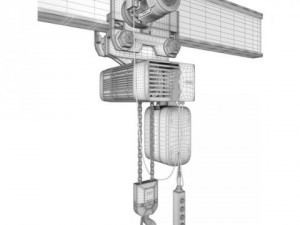 crane hoist stahl st50 3Dモデル