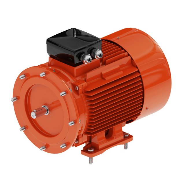 electric motor engine 3D Model .c4d .max .obj .3ds .fbx .stl .blend 