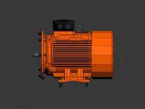 electric motor engine 3D Model
