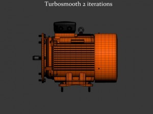 electric motor engine 3D Model