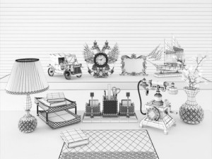desktop accessories 3Dモデル