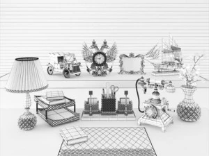 desktop accessories 3D Model
