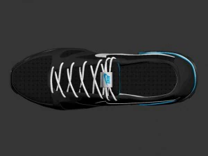 nike waffle trainer shoes 3D Model