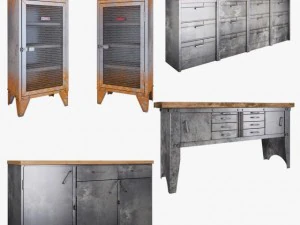 metal furniture 3D Model
