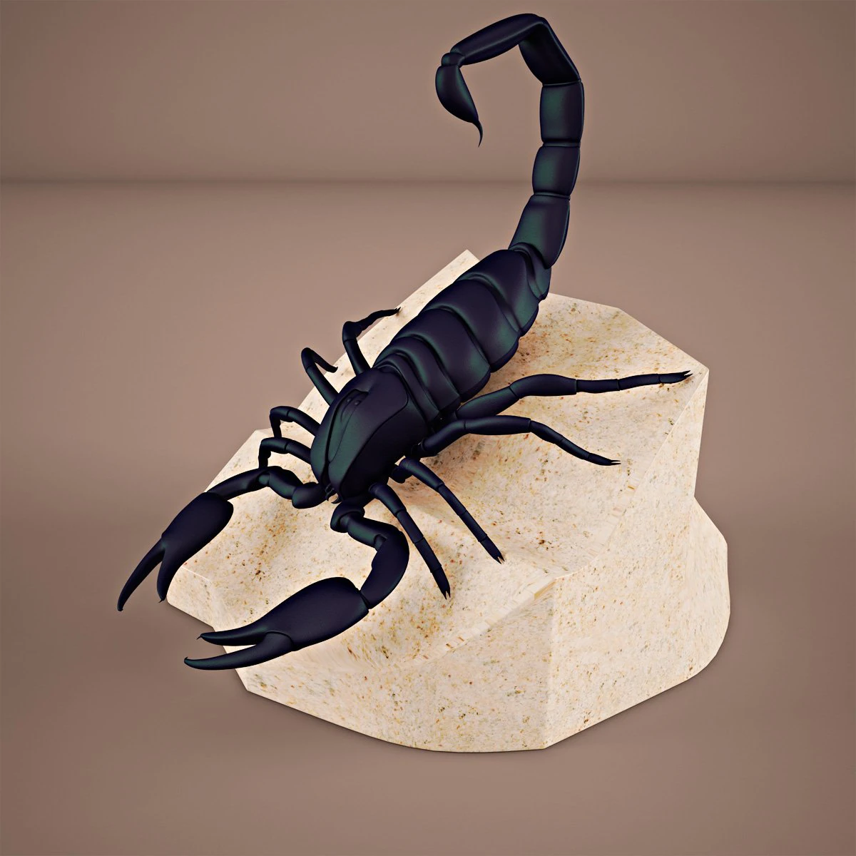 scorpion 3D Model .c4d .max .obj .3ds .fbx .stl .blend 