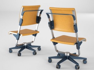 moll scooter children chair 3D Model