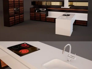 set da cucina Modello 3D
