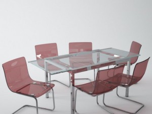 ikea tobias ikea glivarp 3D Модель