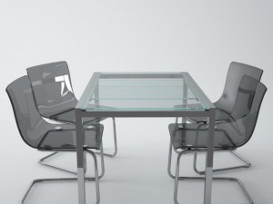 ikea tobias ikea glivarp 3D Модель