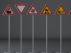 road signs 3D Model