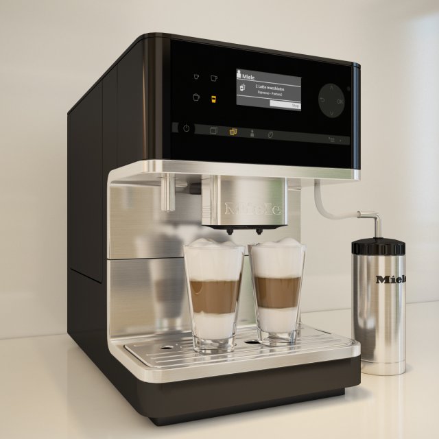 miele cm 6300 coffee machine Model 3D .c4d .max .obj .3ds .fbx .stl .blend 