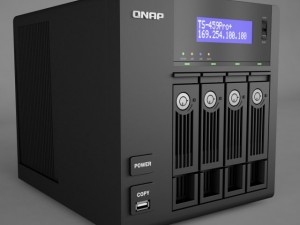 qnap network attached storage server 3D Model
